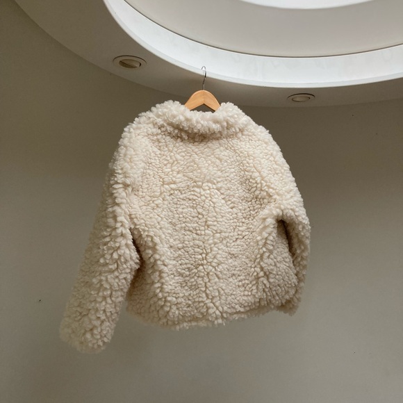 NWT Urban Outfitters | Poppy Cream Colored Faux Fur Oversized Jacket - Picture 13 of 13